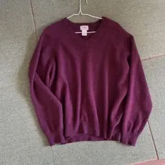 L.L.Bean バーガンディ Vネックセーター M