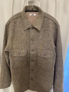 UNIQLO U ウール混紡シャツジャケット Mサイズ