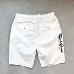 MARK&LONA マークアンドロナ コード ショートパンツ メンズ 白 ゴルフ