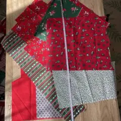 クリスマス柄　綿プリント