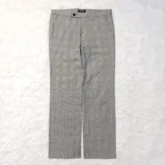 ✨美品✨バーバリーブラックレーベル　チノパン　グレンチェック　グレー　73