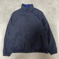 WOOL RICH navy nylon jaket Lのサムネイル