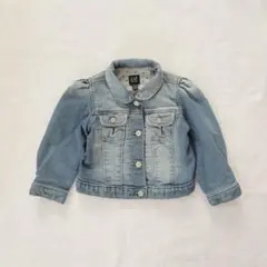 美品✨babyGAPベビーデニムジャケット80 Gジャン パフスリーブ アウター