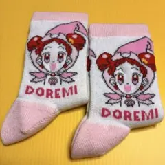 春風どれみちゃん 平成レトロ おジャ魔女どれみ 靴下 ソックス 年代物 当時物