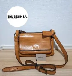 【極美品】beau dessin ショルダーバッグ レザー タグ有り