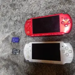 SONY PSP 本体 レッド メモリースティック付き