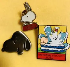 スヌーピー　ピンズセット（ユニバーサルスタジオジャパン限定品）