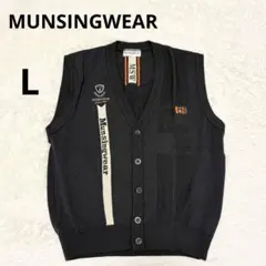 MUNSINGWEAR ニットベスト MA 日本製 ゴルフ 刺繍ロゴのサムネイル