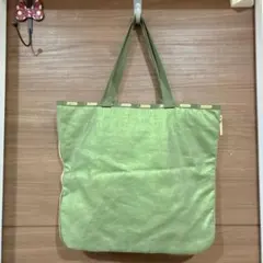 LeSportsac レスポートサック ナイロントートバッグ グリーン 大容量