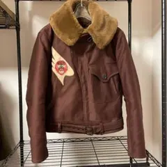 レア品☆湘南爆走族モデル 革ジャン 革スイングトップ サイズL カドヤ