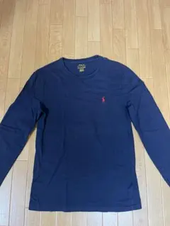 POLO RALPH LAUREN 長袖ネイビー Tシャツ XS
