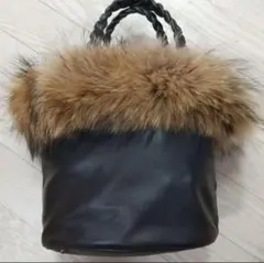ファー ハンドバッグ