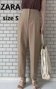 ZARA ザラ　ベージュ スラックス ボトムス　パンツ　S