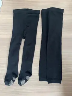 ブラックベビータイツ（滑り止め付き）