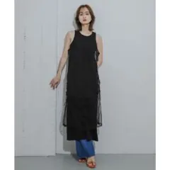 SENSE OF PLACE 2WAYチュールレイヤードカットワンピース