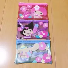 マイメロ クロミ シナモン フラットポーチ サンリオ セリア 日焼け
