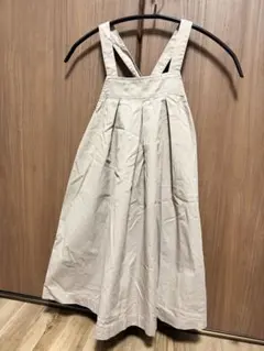 branshes ジャンパースカート ワンピース 120 グレージュ