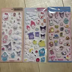 【新品未使用】サンリオ　ぷっくりシール ほっぺつん