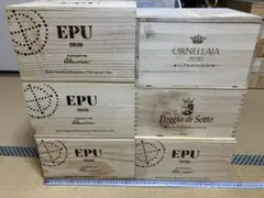オーパスワン ワイン木箱空箱5個セット 送料無料お得 - メルカリ
