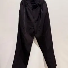 レディース スラックス 黒 ウエストゴム タックパンツボトムス