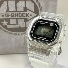 極美品 G-SHOCK DW-5600 デジタル腕時計40周年記念 クリア 稼働