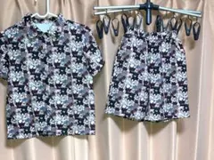 クマ柄パンツ　セットアップ