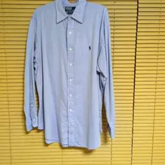 Polo Ralph Lauren コットンシャツ 長袖 Mサイズ 古着
