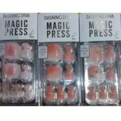 【新品】3個セット DASHING DIVA MAGIC PRESS PEDI