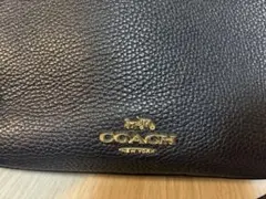 COACH ショルダーバッグ ブラック レザー