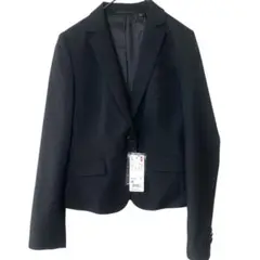 新品タグ付きUNIQLO ストレッチテーラードジャケット ブラック 34