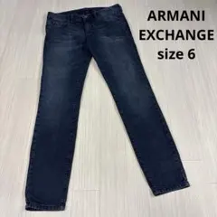 ARMANI EXCHANGE スキニーデニム　6 ほぼグレーのネイビーのサムネイル