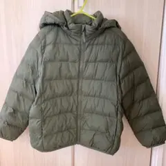 キッズ UNIQLO フード付きダウンジャケット