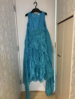 Catherine Cottage フリルドレス 160cm 青
