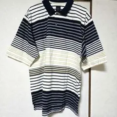 NIKE GOLF ナイキゴルフ ボーダーポロシャツ Mのサムネイル