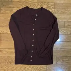 MUSE de Deuxieme Classe カーディガン　ボルドー　金ボタンのサムネイル