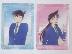 名探偵コナン 工藤新一 毛利蘭 ふぁぼカ エモカ クリアカード 和柄
