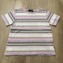 COMME CA ISM ストライプ Tシャツ