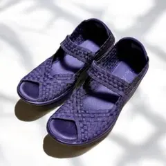 スケッチャーズ　ウエッジソール　メッシュ サンダル　 ブラック　厚底