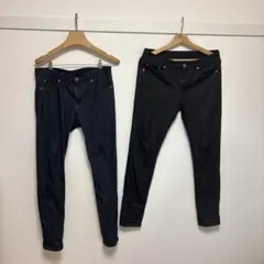 グローバルワーク　ストレッチスキニーデニムパンツ　2本