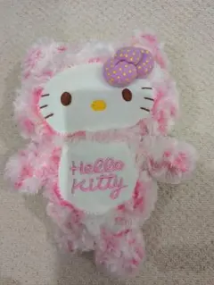 激レア　ハローキティ猫かぶりもの ぬいぐるみ マスコット ピンク　2011年