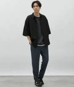 最終お値下げ　ラコレ　モスグリーン　スラックス