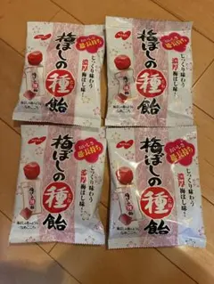 梅ぼしの種飴 30g 4袋セットのサムネイル