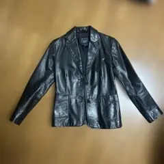 古着 希少 OLD GAP 本革 牛革 レザージャケット テーラードジャケットのサムネイル