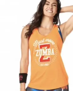 新品 未使用　正規品 ズンバ  ZUMBA ズンバウェア　オレンジ　タンクトップ