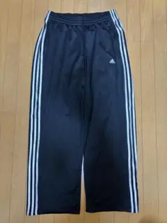 adidas トラックパンツ　ブラック　ワイド　バギー　90s 00s