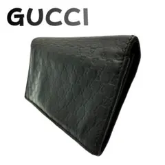 GUCCI GGパターン ブラック長財布