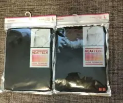 UNIQLO　HEATTECH タートルネック L ブラック2つセット