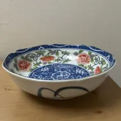 美品】庫山窯 染錦花鳥 大鉢 前畑陶器 美濃焼 盛鉢 - メルカリ