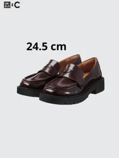 【新品】ユニクロC 　コンフィールタッチ ローファー　ブラウン　24.5cm