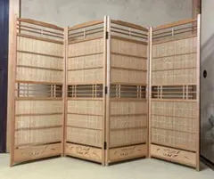 木製和風パーテーション 幾何学模様 - メルカリ